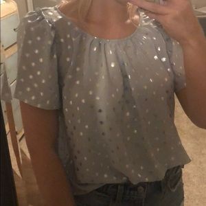 NWT Baby blue blouse